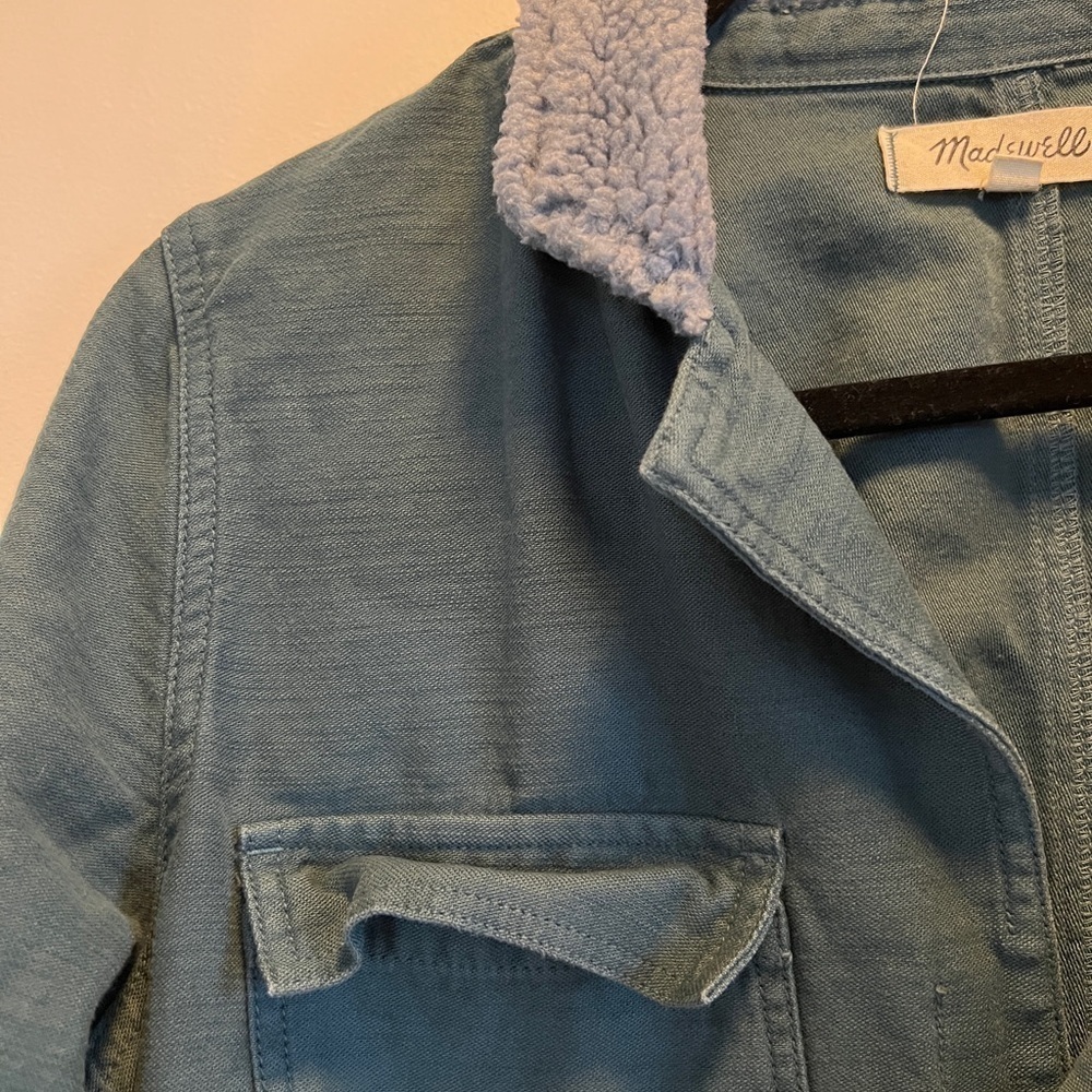 Madewell Sherpa Coverall Jumpsuit - Picture 9 of 11